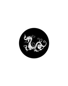 Effects Glass Gobo #81168 - Dragonesque - Size B (86mm)
