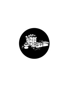 Standard Steel Gobo #78380 - Presents 3 - Size B (86mm)