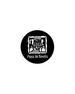 Standard Steel Gobo #77589 - Puss In Boots - Size B (86mm)