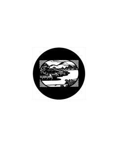 Standard Steel Gobo #78543 - River Pagoda - Size B (86mm)