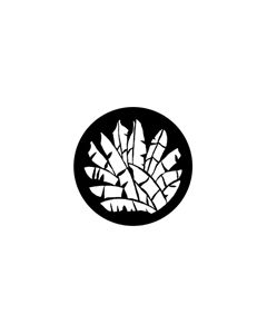 Standard Steel Gobo #78426 - Banana Leaves - Size B (86mm)