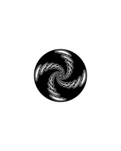 Effects Glass Gobo #81111 - Phat Twist - Size B (86mm)