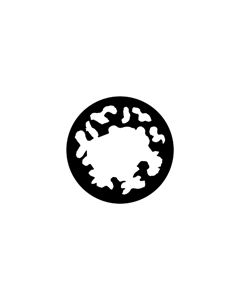 Standard Steel Gobo #77737 - Open Breakup - Size B (86mm)