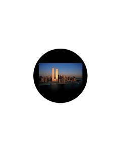 Effects Glass Gobo #86725 - Twin Towers 3 - Size B (86mm)