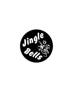 Standard Steel Gobo #76539 - Jingle Bells - Size B (86mm)