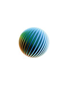 Effects Glass Gobo #86629 - Emosphere Cyan - Size B (86mm)