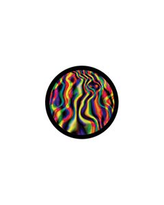 Effects Glass Gobo #86731 - Colored Bands - Size B (86mm)