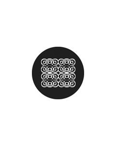 Effects Glass Gobo #81142 - Hexed - Size B (86mm)