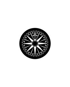 Standard Steel Gobo #78082 - Compass - Size B (86mm)