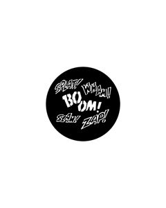 Standard Steel Gobo #71049 - Splat Zap - Size B (86mm)