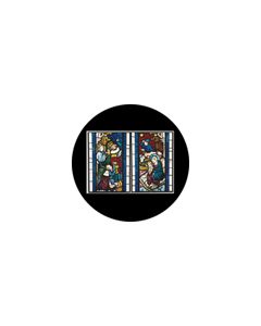 Effects Glass Gobo #86674 - Nativity Stained Glass - Size B (86mm)