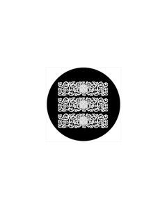 Effects Glass Gobo #81171 - Lacquer Relief - Size B (86mm)