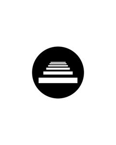 Standard Steel Gobo #78055 - Stairs - Size B (86mm)