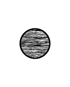 Effects Glass Gobo #81135 - Open Static - Size B (86mm)