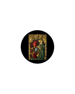 Effects Glass Gobo #86673 - Medieval Stained Glass - Size B (86mm)