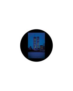 Effects Glass Gobo #86723 - Twin Towers - Size B (86mm)
