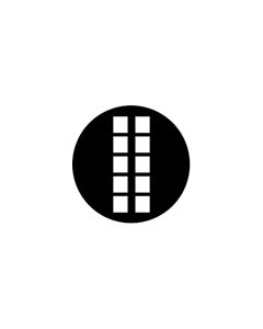Standard Steel Gobo #77511 - Linear - Size B (86mm)
