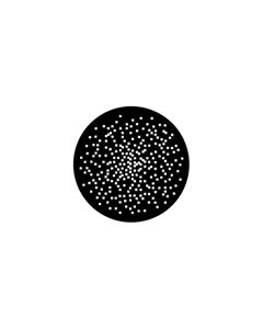 Standard Steel Gobo #76559 - Random Pixels - Size B (86mm)