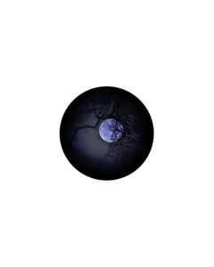 Effects Glass Gobo #86711 - Hiding Moon - Size B (86mm)