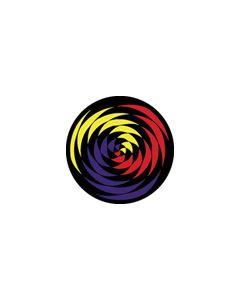 Effects Glass Gobo #86606 - 45° Shear Polar B - Size B (86mm)