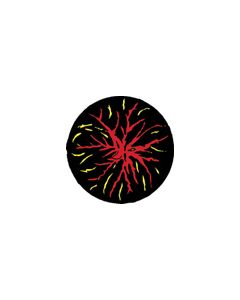 Effects Glass Gobo #84415 - Kinetic Burst - Size B (86mm)