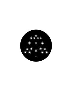 Standard Steel Gobo #77291 - Chandelier B - Size B (86mm)