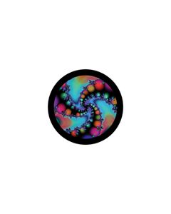 Effects Glass Gobo #86748 - Cosmic Spheres - Size B (86mm)
