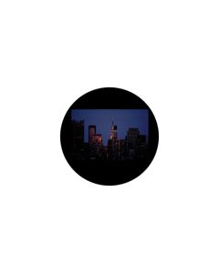 Effects Glass Gobo #86726 - NYC Skyline - Size B (86mm)