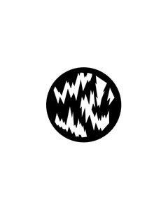 Standard Steel Gobo #77280 - Jaws 1 - Size B (86mm)
