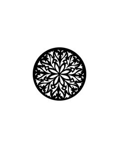 Standard Steel Gobo #78499 - Rose Circle - Size B (86mm)