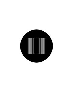 Standard Steel Gobo #77718 - Vertical Blind - Size B (86mm)