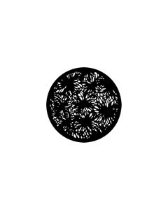 Standard Steel Gobo #77386 - Floral 1 - Size B (86mm)