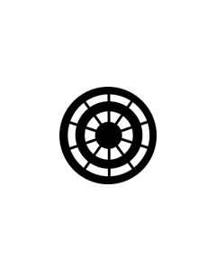 Standard Steel Gobo #77656 - Radial - Size B (86mm)