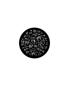 Standard Steel Gobo #71035 - Leafy Tropic - Size B (86mm)