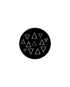 Effects Glass Gobo #81101 - Tri-Cone Breakup - Size B (86mm)