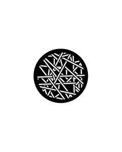 Standard Steel Gobo #77223 - Trusswork - Size A 100mm)