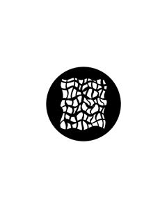 Standard Steel Gobo #77907 - Water Lines - Size A 100mm)