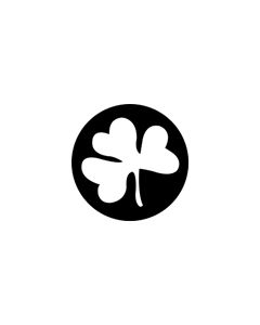Standard Steel Gobo #77667 - Shamrock - Size A 100mm)