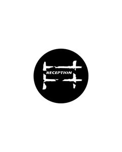 Standard Steel Gobo #77683 - Reception - Size A 100mm)
