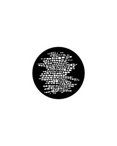 Standard Steel Gobo #77787 - Cobblestones - Size A 100mm)