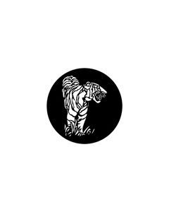 Standard Steel Gobo #78093 - Tiger - Size A 100mm)