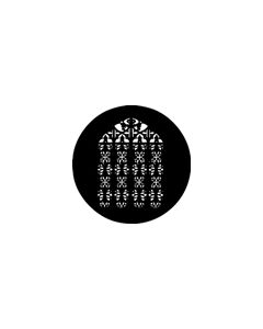 Standard Steel Gobo #78214 - Decorative Gate - Size A 100mm)