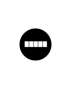 Standard Steel Gobo #78490 - Window Line - Size A 100mm)
