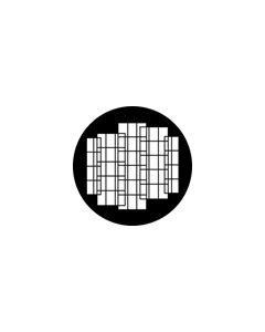 Standard Steel Gobo #78496 - Window Collage 1 - Size A 100mm)