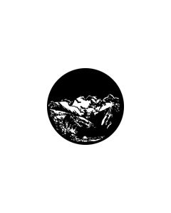 Standard Steel Gobo #76504 - Mountain 2 - Size A 100mm)
