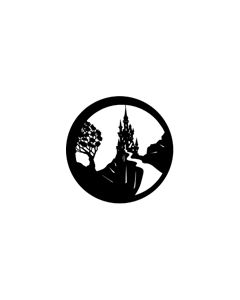 Standard Steel Gobo #77213 - Fairy Castle - Size A 100mm)