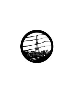 Standard Steel Gobo #77820 - Paris - Size A 100mm)