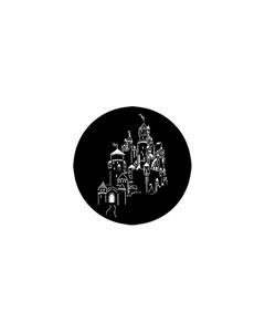 Standard Steel Gobo #77842 - Fantasy Castle - Size A 100mm)