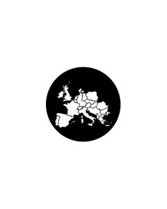 Standard Steel Gobo #77876 - Europe - Size A 100mm)