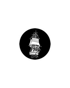 Standard Steel Gobo #77945 - Tall Ship - Size A 100mm)